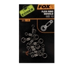 FOX Edges Flexi Ring Swivels - rozmiar 10 - CAC529