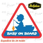 Naklejka Delphin - Baby on board