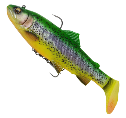 Ripper Savage Gear 4D Trout Rattle Shad - kolor Fire Trout