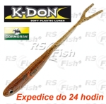 Przynęta dropshot Cormoran K-DON S3 Double Tail - kolor dark brown