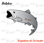 Naklejka Delphin - Pstrąg Silver