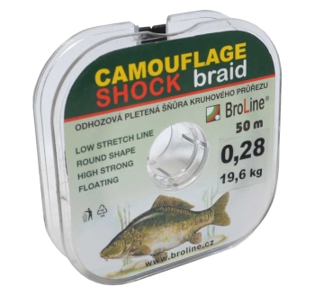 Plecionka Broline® Carp Dyneema Camouflage Shock