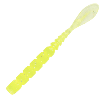 Mustad AJI Worm - Fla - Fla - kolor UV Clear Chatreuse (MAJI-FLA-2-5)