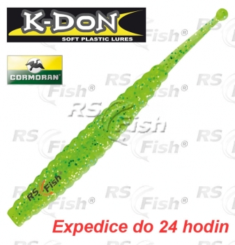 Przynęta dropshot Cormoran K-DON S8 Slugtail - kolor green chatreuse