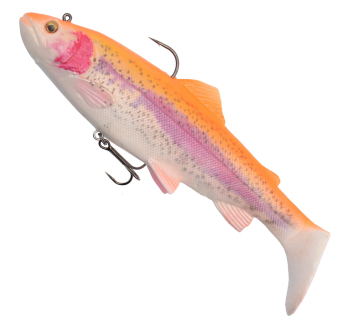 Ripper Savage Gear 4D Trout Rattle Shad - kolor Golden Albino