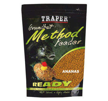 Nawilżona zanęta Traper Method Feeder - Ananas - 750 g