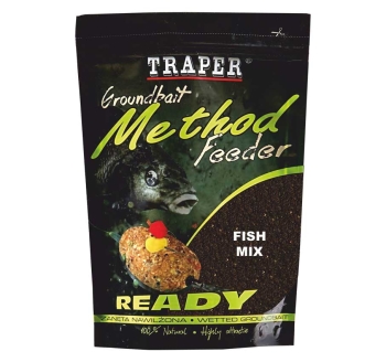 Nawilżona zanęta Traper Method Feeder - Ryba - 750 g