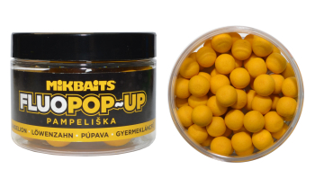 Kulki proteinowe Mikbaits Fluo Pop-Up - Mniszek Lekarski - 10 mm