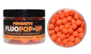 Kulki proteinowe Mikbaits Fluo Pop-Up - Północzny pomarańcz - 10 mm