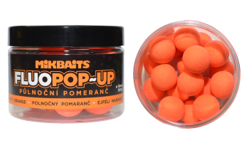 Kulki proteinowe Mikbaits Fluo Pop-Up - Północzny pomarańcz - 18 mm
