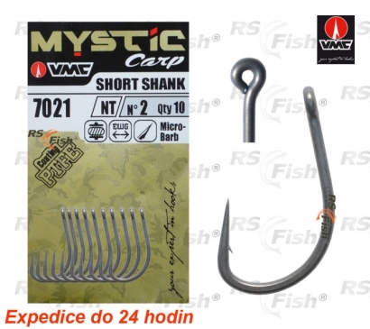 Haczyki VMC Mystic Carp Short Shank 7021