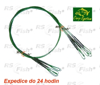 Przypon stalowy JSA uszko - uszko 50 cm