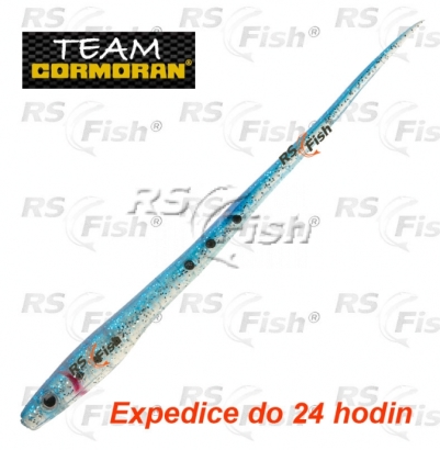 Przynęta dropshot TC Sneaky Worm SB7 - kolor clear blue flitter