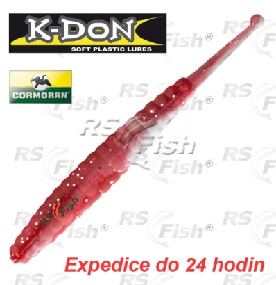 Przynęta dropshot Cormoran K-DON S8 Slugtail - kolor strawberry