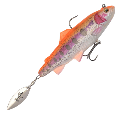 Ripper Savage Gear 4D Spin Shad Trout - kolor Golden Albino