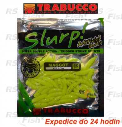 Robaki Trabucco Slurp! Maggots Yellow