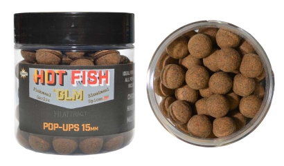 Kulki proteinowe Dynamite Baits Pop-Ups Hot Fish & GLM