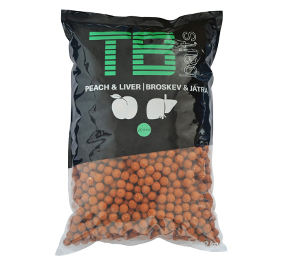 Kulki proteinowe TB Baits 10 kg - Brzoskwinia & Wątroba Ø 20 mm