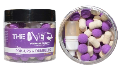 Kulki proteinowe The One PURPLE PoP-Up + Dumbells + Liquid